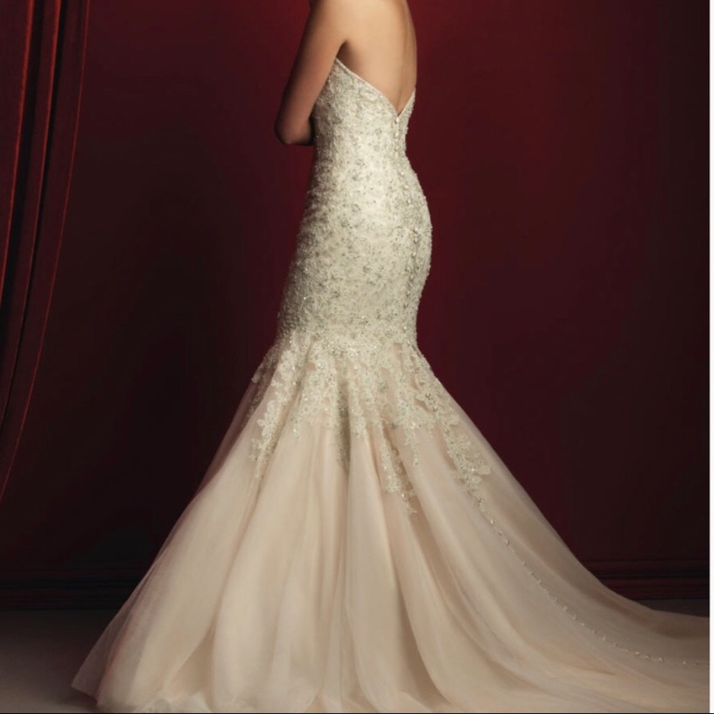 Allure Couture C363 Bridal Dress “BLUSH SIZE 12” - Picture 2 of 3